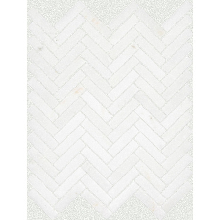 Shaw Eterna - 10" x 13" Floor and Wall Tile - Textured Visual - Sold by Sheet Alps Thassos