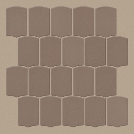Shaw Embrace - 10" x 11" Floor and Wall Tile - Semi-Gloss Visual - Sold by Sheet Bourbon