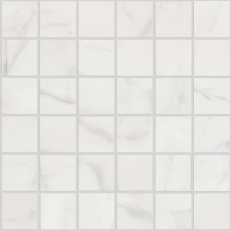 Shaw Maximus - 12" x 12" Square Mosaic Floor and Wall Tile - Stone Visual - Sold by Sheet (1 SF/Sheet) Carrara