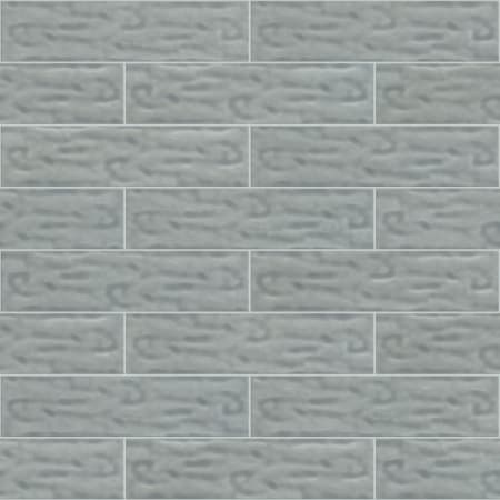 Shaw Geoscape - 4" x 16" Rectangle Brick Mosaic Wall Tile - Tile Visual - Sold by Sheet (0.44 SF/Sheet) Light Gray