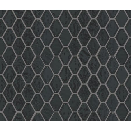 Shaw Geoscape - 11" x 13" Hexagon Geometric Mosaic Wall Tile - Tile Visual - Sold by Sheet (0.9 SF/Sheet) Black