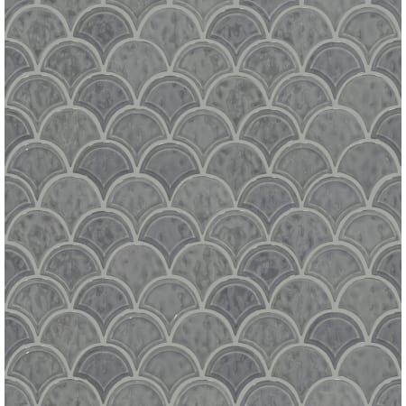Shaw Geoscape - 11" x 12" Fan Mosaic Wall Tile - Tile Visual - Sold by Sheet (0.83 SF/Sheet) Dark Gray