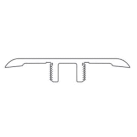 Shaw Fortitude 94" Vinyl T-Molding - Sold by Piece Almond Oak