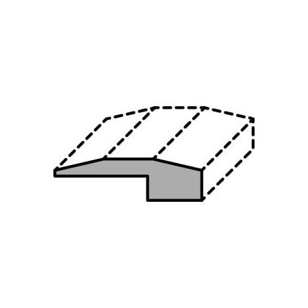 Shaw Cornerstone Oak 78" Long Hardwood Flooring End Cap/Threshold - Sold by Piece Crystal