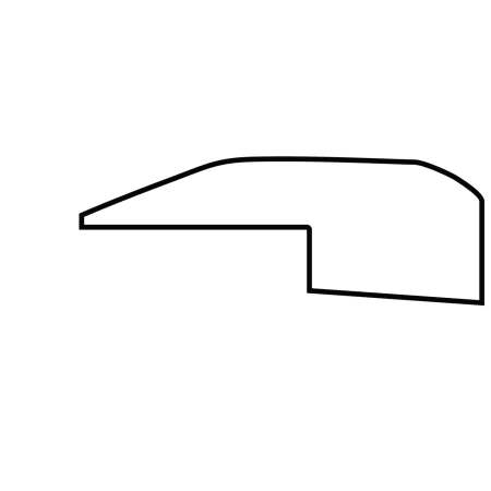 Shaw Pebble Hill 78" Long Engineered Hardwood Glue Down or Nail Down End Cap/Threshold - Sold by Piece (6.5 LF/Piece) Bravo