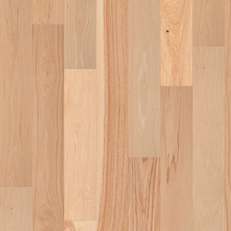 Shaw The Gallery 5" Wide Smooth Engineered Hickory Hardwood Flooring - Sold by Carton (31.16 SF/Carton) Natural Hickory