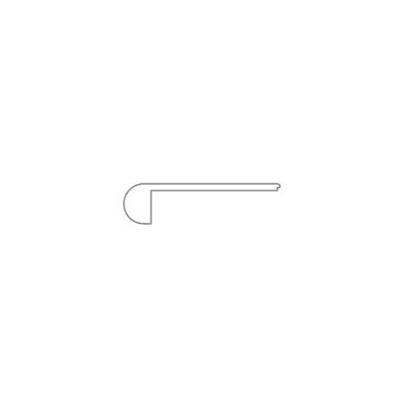 Shaw Tivoli Plus 94" Long Vinyl Flooring Flush Stair Nose - Sold by Piece Delfino