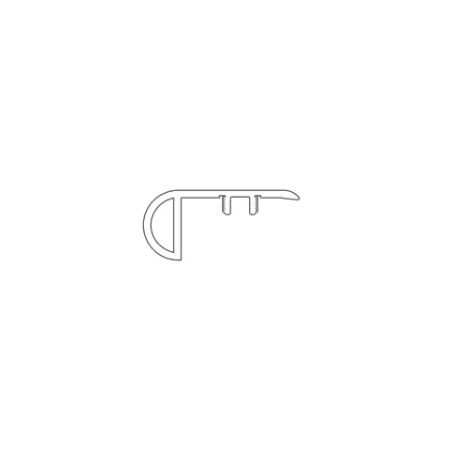 Shaw Uptown 94" Long Vinyl Flooring Overlap Stair Nose - Sold by Piece Beaumont Street 1