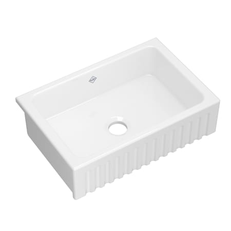 Shaws Bowland 31-1/2" Farmhouse Single Basin Fireclay Kitchen Sink White