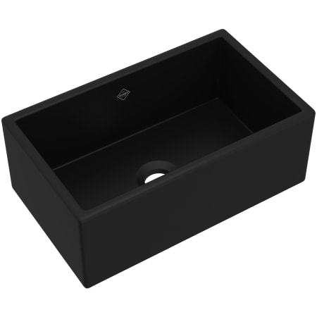 Shaws Shaker 30" Farmhouse Single Basin Fireclay Kitchen Sink Matte Black