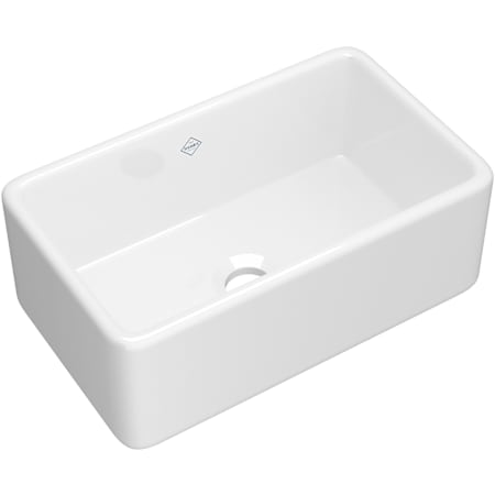 Shaws Shaker 30" Farmhouse Single Basin Fireclay Kitchen Sink White