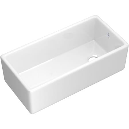 Shaws Shaker 36" Farmhouse Single Basin Fireclay Kitchen Sink White
