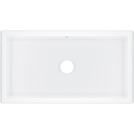 Shaws Shaker 33-1/4" Undermount Single Basin Fireclay Kitchen Sink White