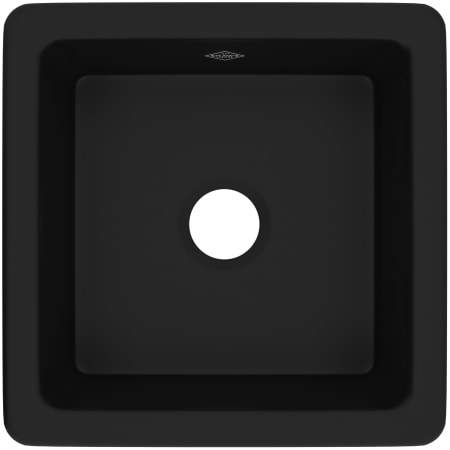 Shaws Shaker 18-1/8" Undermount Single Basin Fireclay Kitchen / Bar Sink Matte Black