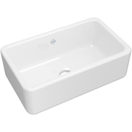 Shaws Lancaster 30" Farmhouse Single Basin Fireclay Kitchen Sink White