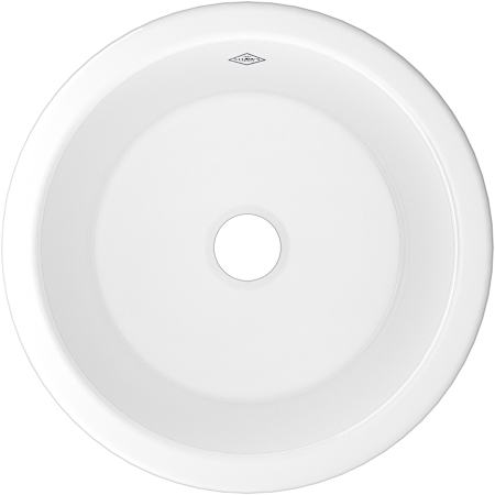 Shaws Lancaster 18-1/4" Undermount Single Basin Fireclay Kitchen / Bar Sink White