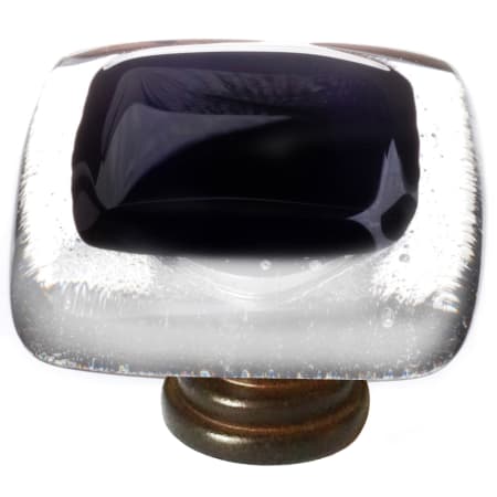 Sietto Reflective 1-1/4 Inch Square Cabinet Knob Oil Rubbed Bronze