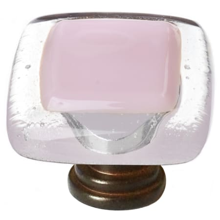 Sietto Reflective 1-1/4 Inch Square Cabinet Knob Oil Rubbed Bronze