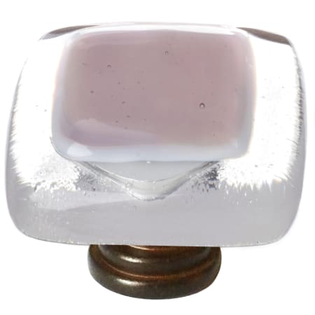 Sietto Reflective 1-1/4 Inch Square Cabinet Knob Oil Rubbed Bronze