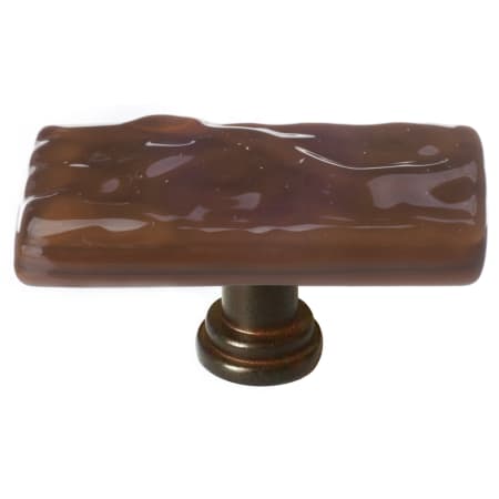 Sietto Skinny Glacier 2 Inch Rectangular Cabinet Knob Oil Rubbed Bronze