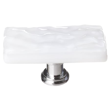 Sietto Skinny Glacier 2 Inch Rectangular Cabinet Knob Polished Chrome