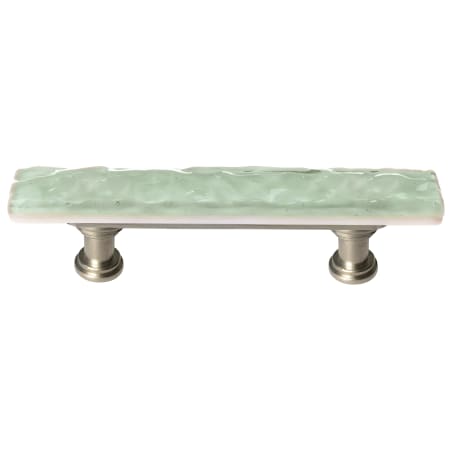Sietto Skinny Glacier 3 Inch Center to Center Bar Cabinet Pull Satin Nickel