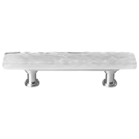 Sietto Skinny Glacier 3 Inch Center to Center Bar Cabinet Pull Polished Chrome