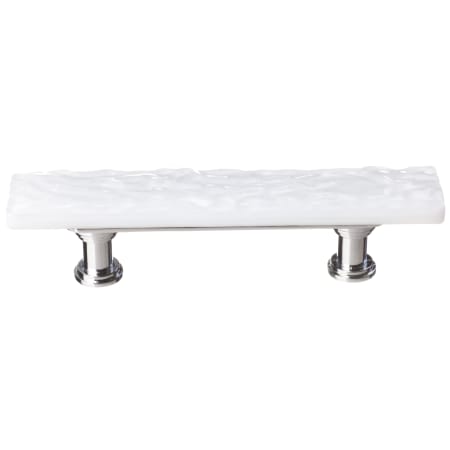 Sietto Skinny Glacier 3 Inch Center to Center Bar Cabinet Pull Polished Chrome
