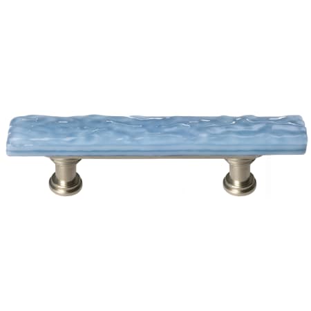 Sietto Skinny Glacier 3 Inch Center to Center Bar Cabinet Pull Satin Nickel