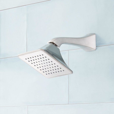 Signature Hardware Vilamonte 1.8 GPM Single Function Shower Head Brushed Nickel