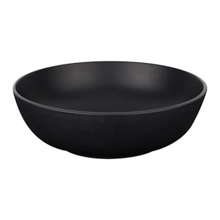 Signature Hardware Elkshire 16" Resin Vessel Bathroom Sink - Matte Black Matte Black
