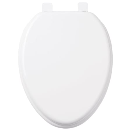 Signature Hardware Traditional Elongated Closed-Front Toilet Seat And Lid with Soft Close White
