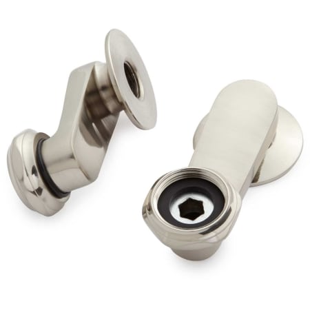 Signature Hardware Swing Arm Coupler (Sold in Pairs with Hardware) Brushed Nickel