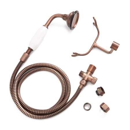 Signature Hardware 1.8 GPM Single Function Hand Shower Conversion Kit - Includes Hand Shower Cradel, Hose and Hand Shower Diverter Oil Rubbed Bronze