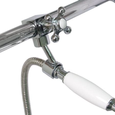 Signature Hardware Hand Shower Bracket for 1" OD Shower Ring Chrome