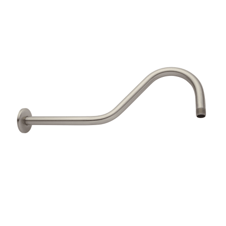 Signature Hardware Victorian 17" Wall Mounted Shower Arm and Flange Brushed Nickel