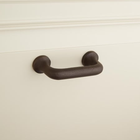 Signature Hardware Belfast 4 Inch Handle Cabinet Pull Bronze Patina