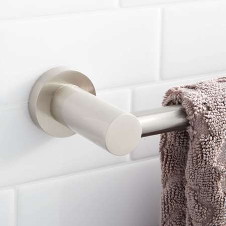 Signature Hardware Ceeley 24" Towel Bar Brushed Nickel
