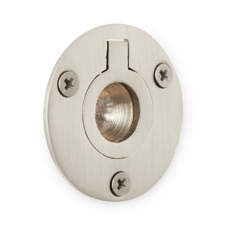 Signature Hardware 1-1/2 Inch Center to Center Flush Cabinet Pull Brushed Nickel