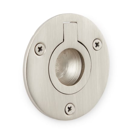 Signature Hardware 2 Inch Center to Center Flush Cabinet Pull Brushed Nickel