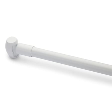 Signature Hardware 66" Curved Brass Shower Rod Biscuit