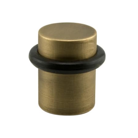 Signature Hardware 1-1/2 Inch Floor Mounted Peg Door Stop Antique Brass