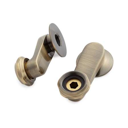 Signature Hardware Swing Arm Coupler (Sold in Pairs with Hardware) Antique Brass