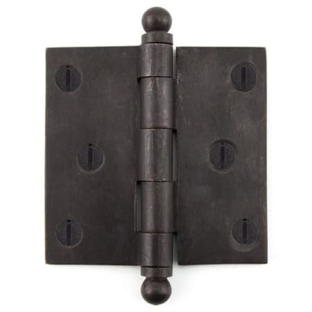 Signature Hardware 3-1/2" x 3-1/2" Bronze Plain Bearing Square Corner Door Hinge - 1 Hinge Dark Bronze