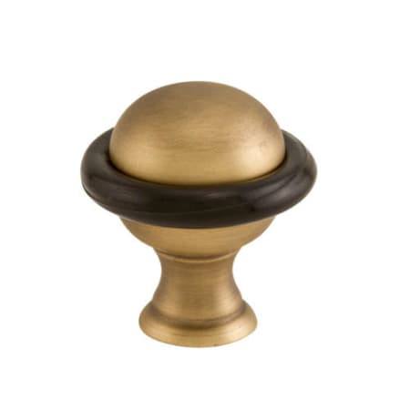 Signature Hardware 1-1/2 Inch Floor Mounted Peg Door Stop Antique Brass