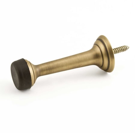 Signature Hardware Baseboard Mounted Rigid Door Stop Antique Brass