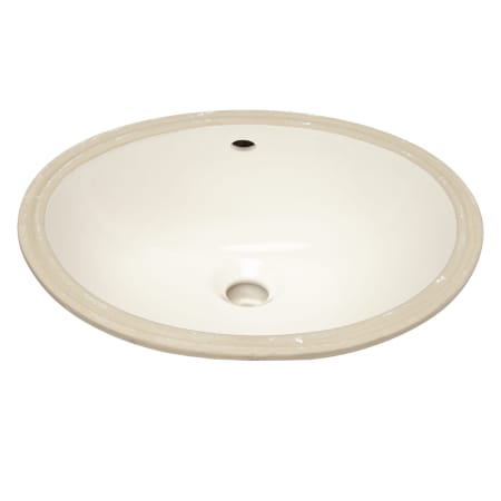 Signature Hardware 18" Porcelain Oval Undermount Bathroom Sink Biscuit