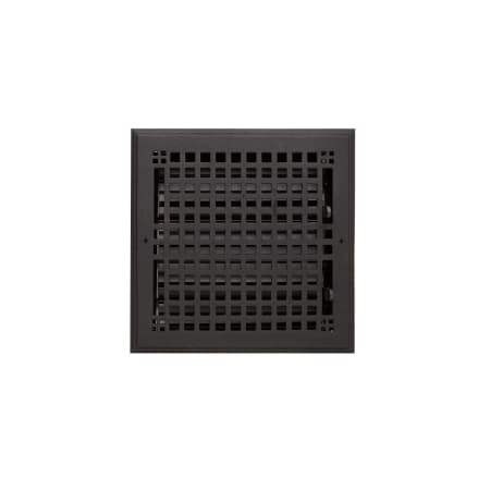 Signature Hardware Oversized Mission Cast Iron Wall Register - 10" x 10" (11-5/8" x 11-5/8" Overall) Black Powder Coat