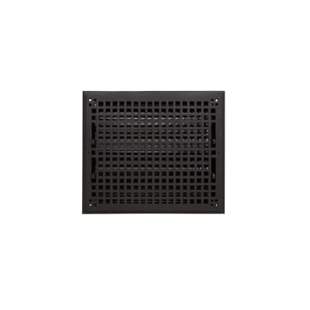 Signature Hardware Oversized Mission Cast Iron Wall Register - 8" x 10" (9-5/8" x 11-5/8" Overall) Black Powder Coat