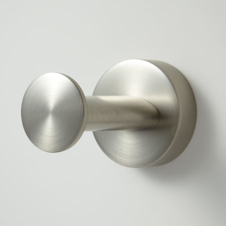 Signature Hardware Prague Single Robe Hook Brushed Nickel